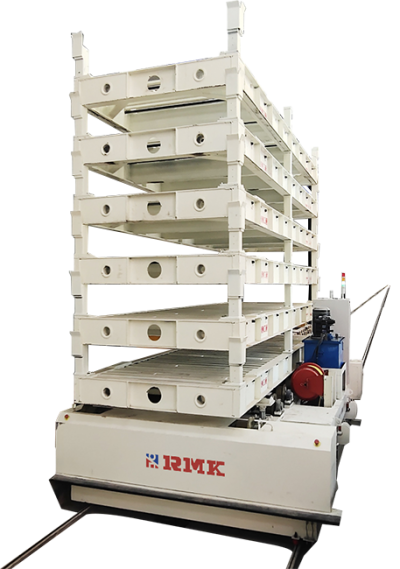 Voziček za avtomatizirani železniški prenos